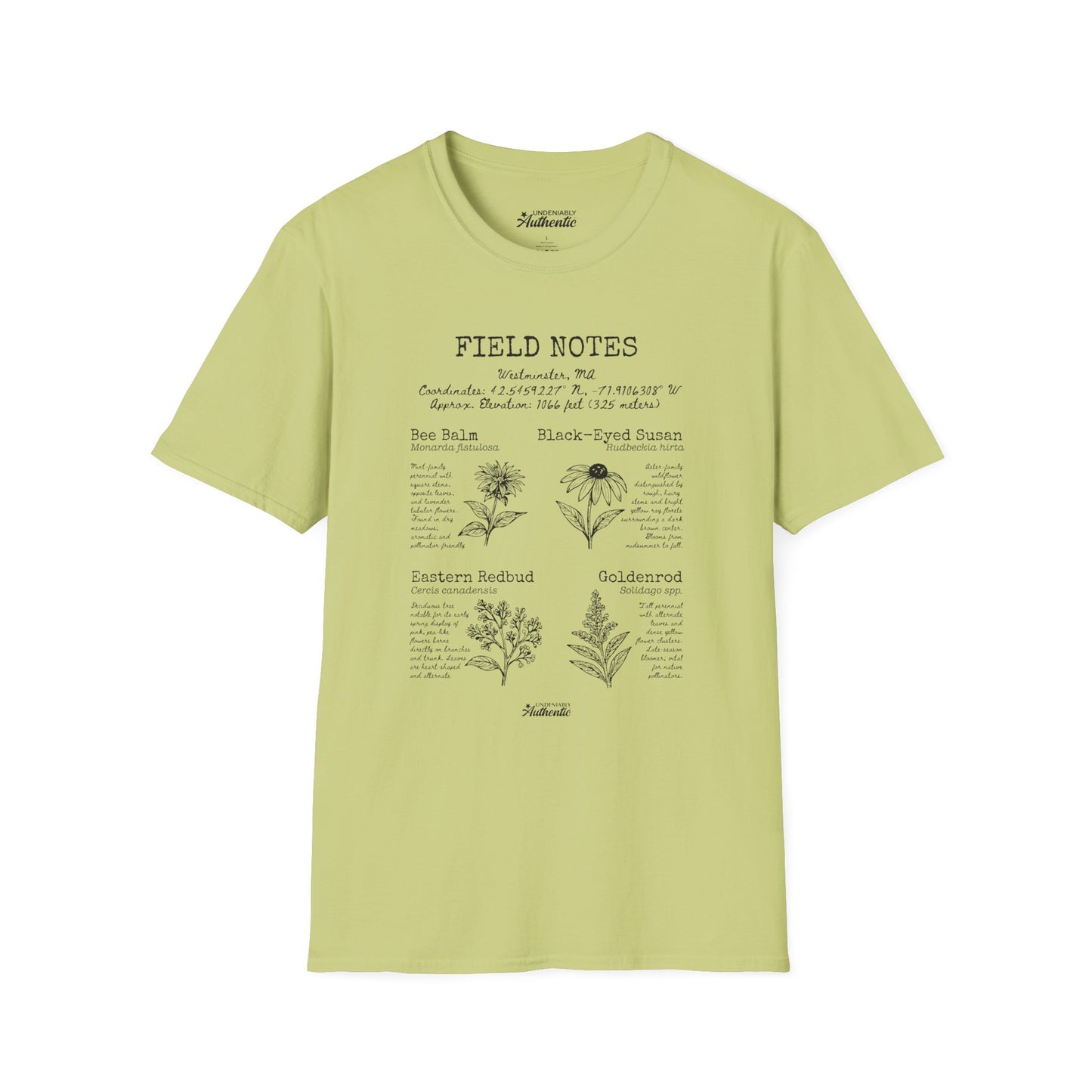 Westminster Rustic Plant Field Notes Short Sleeve T-Shirt