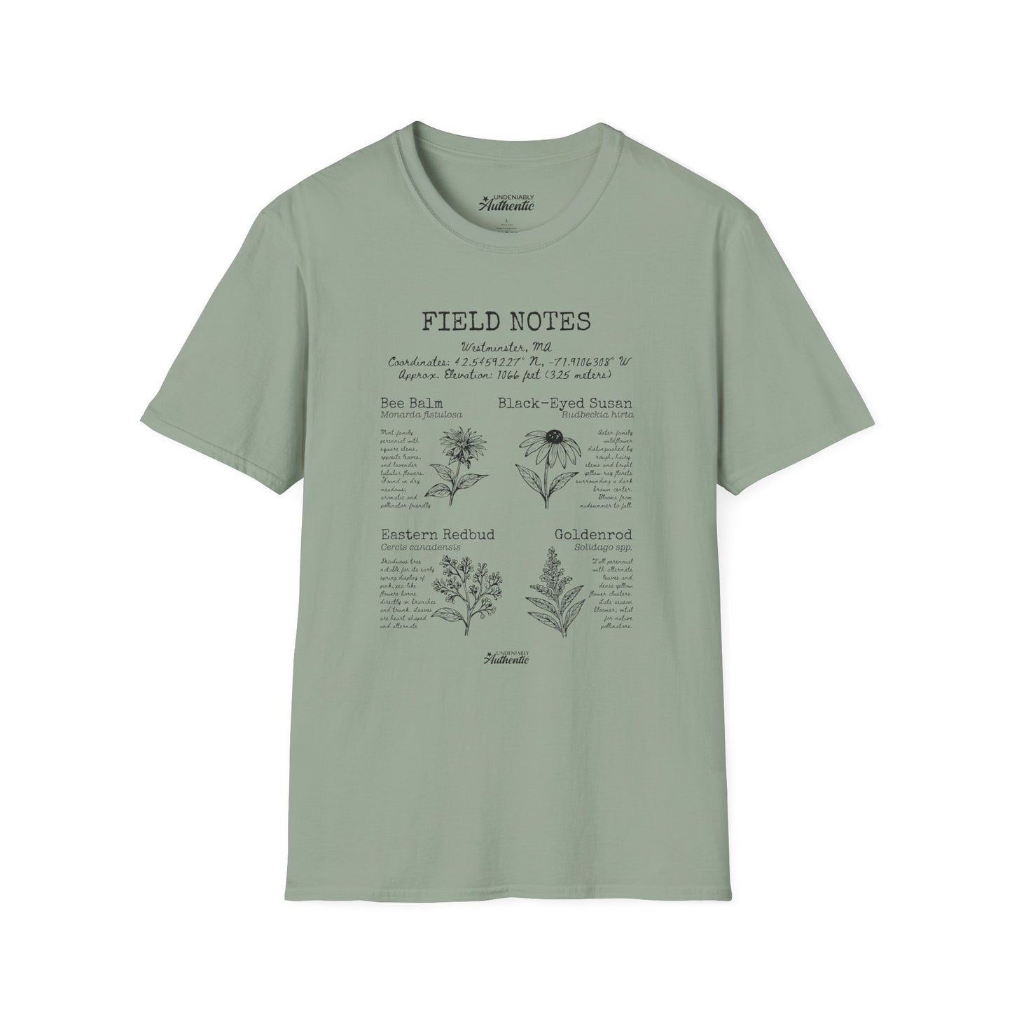 Westminster Rustic Plant Field Notes Short Sleeve T-Shirt