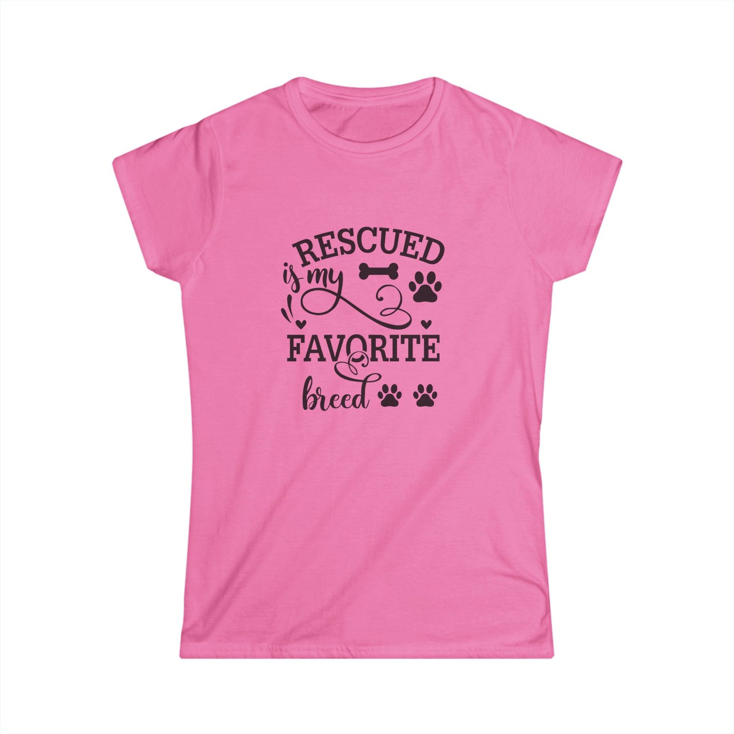 My Favorite Breed is Rescued Women's T-shirt