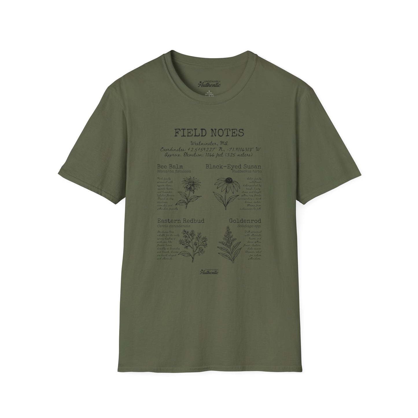 Westminster Rustic Plant Field Notes Short Sleeve T-Shirt