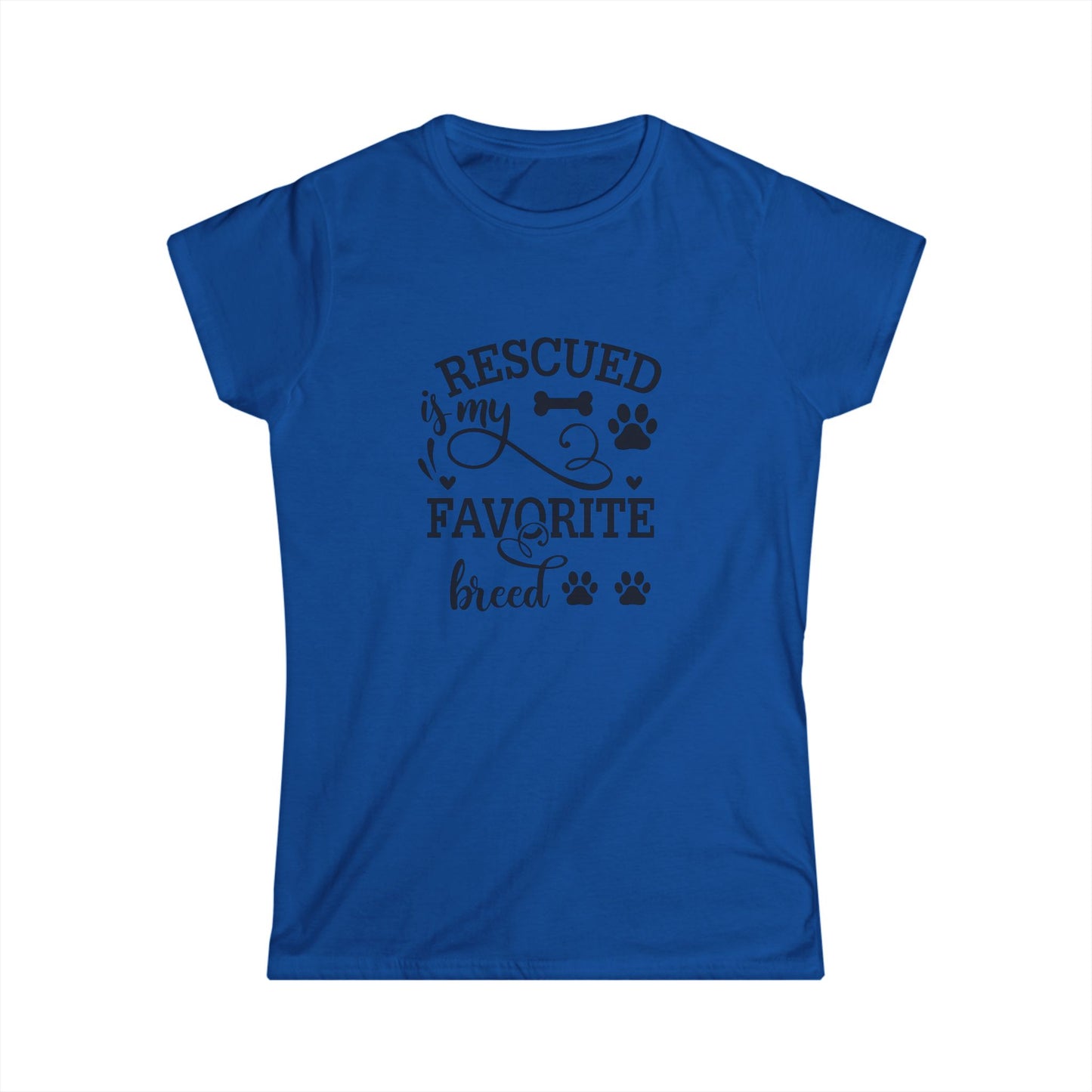 My Favorite Breed is Rescued Women's T-shirt
