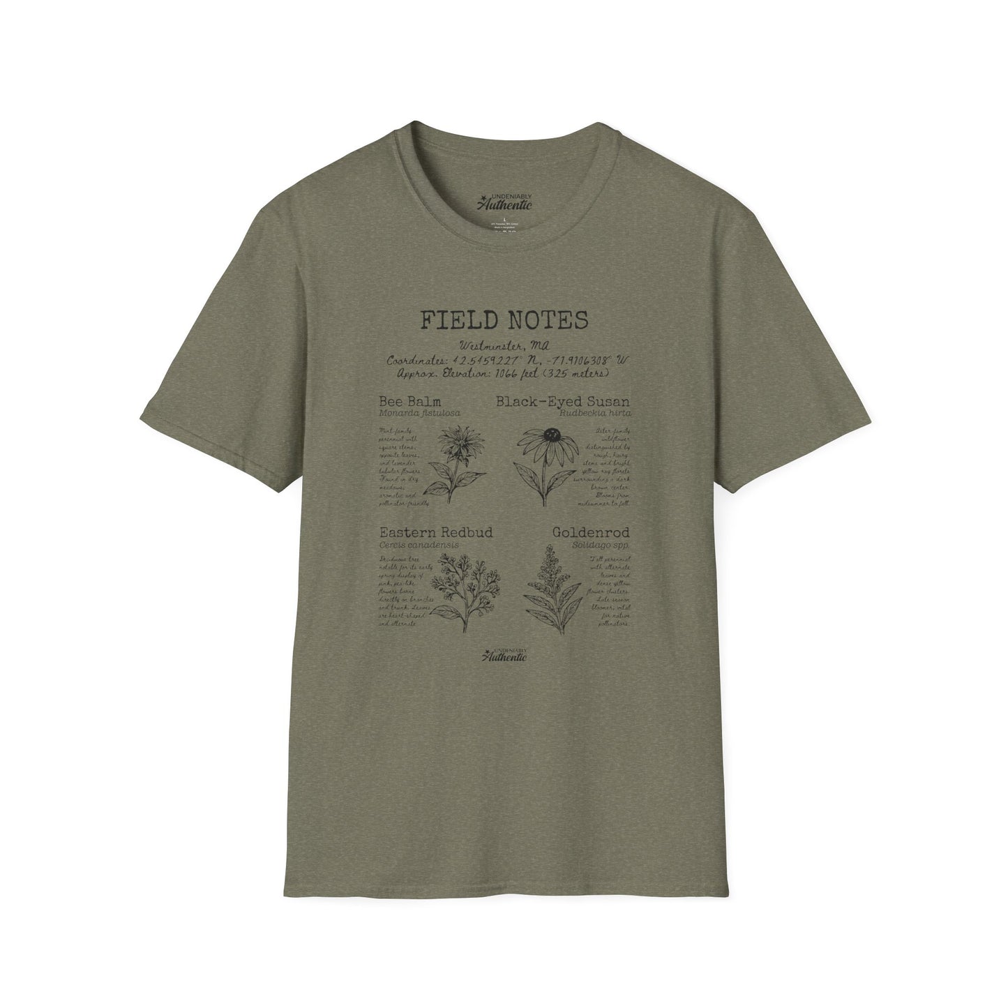 Westminster Rustic Plant Field Notes Short Sleeve T-Shirt