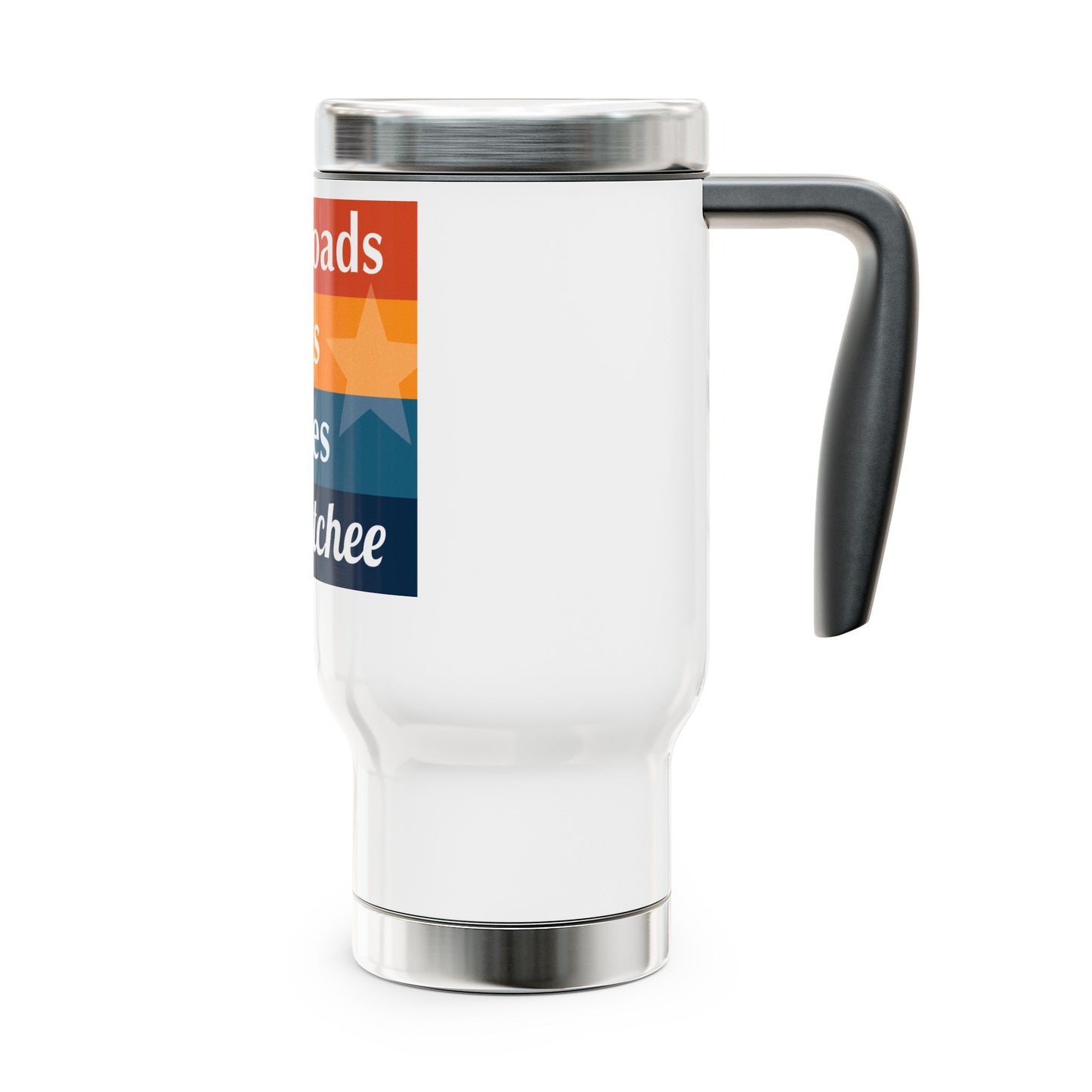 Stainless Steel Travel Mug with Handle, 14oz